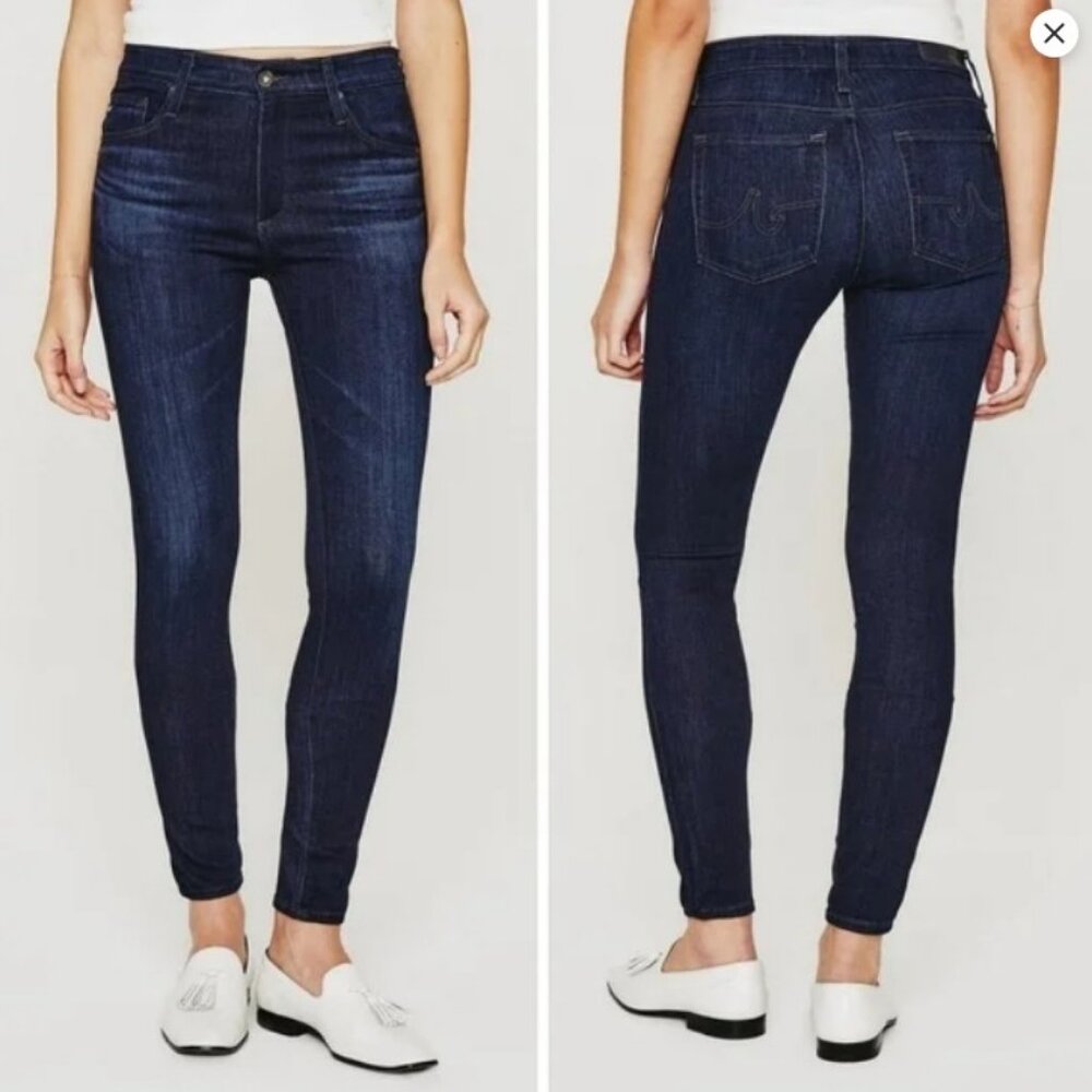 AG Adriano Goldschmied The Farrah High Rise Skinny Jeans Size 26R #2098